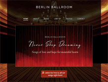 Tablet Screenshot of berlin-ballroom.com